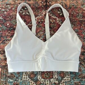 Fabletics White Sports Bra (Small)